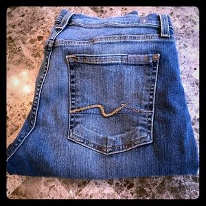 Like new 7 for all mankind skinny jeans